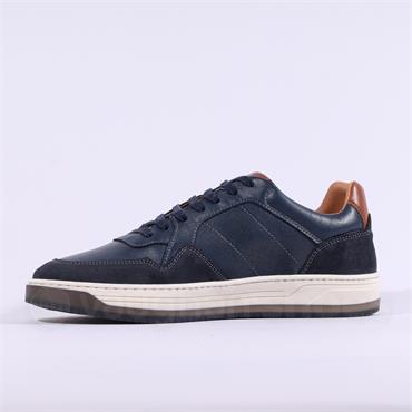 Tommy Bowe Izuch Casual Laced Shoe - Navy Leather